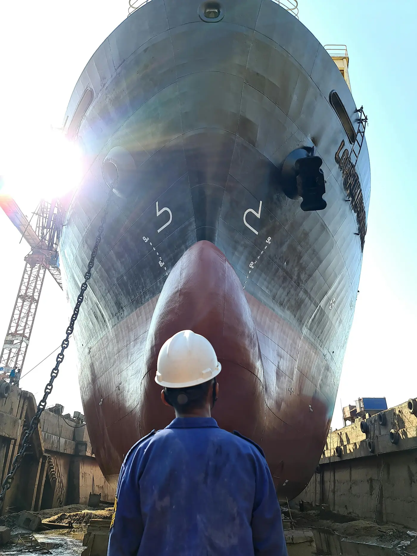 Shipbuilding yard
