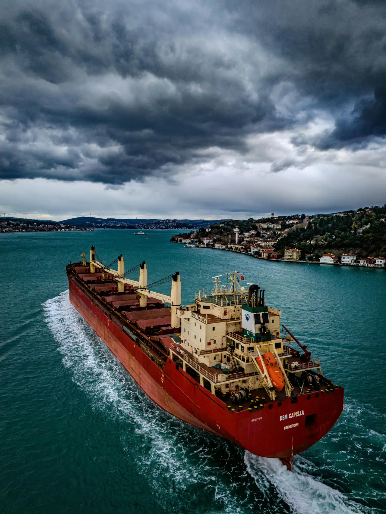 Ships at anchorage