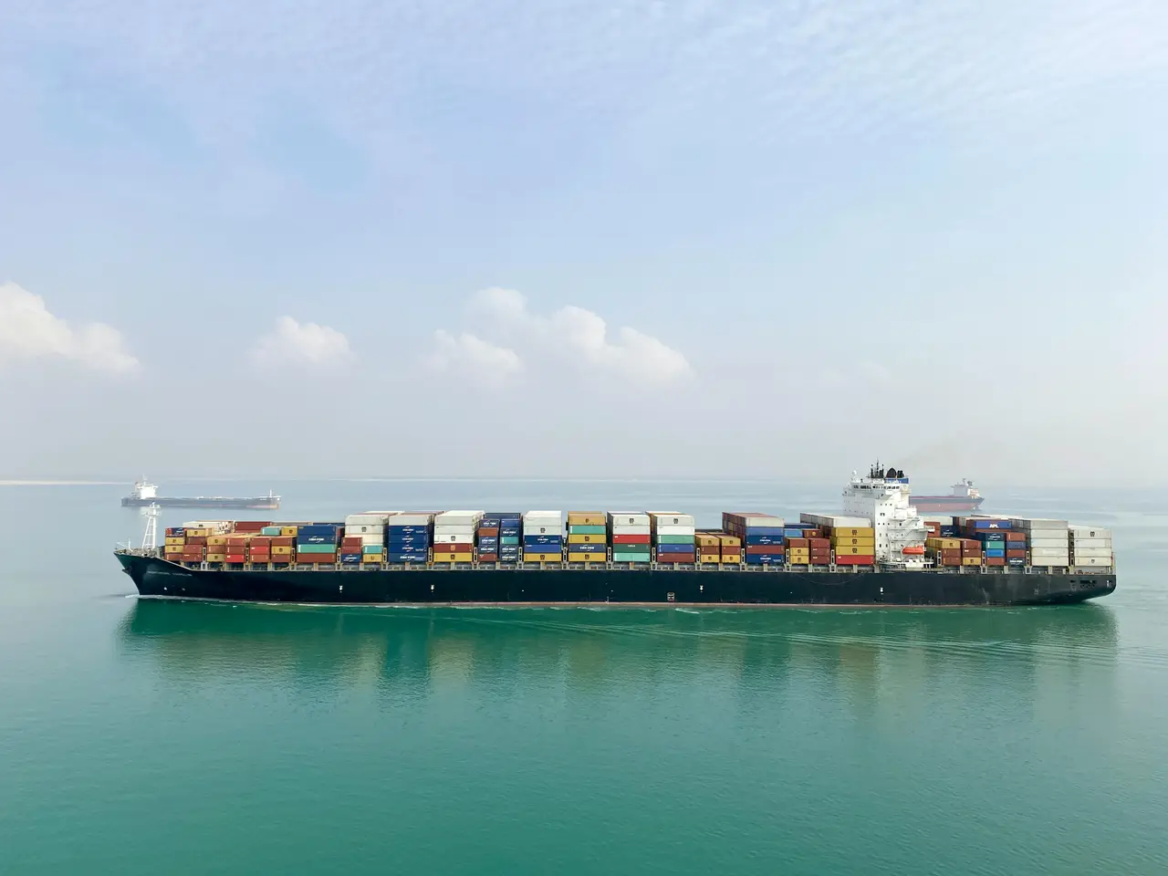 Vessel at sea